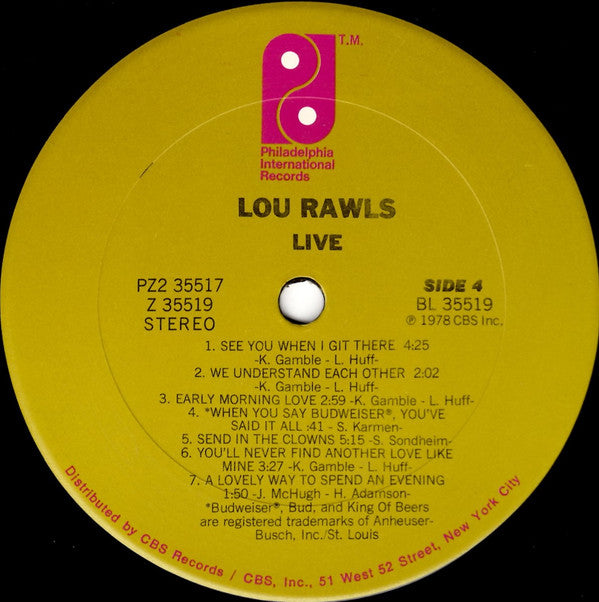 Lou Rawls - Live