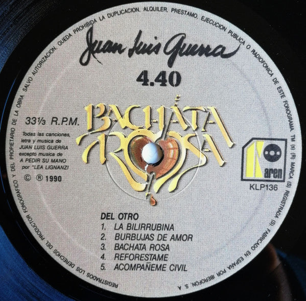 Juan Luis Guerra 4.40 - Bachata Rosa