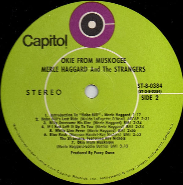 Okie From Muskogee (Recorded "Live" In Muskogee, Oklahoma)