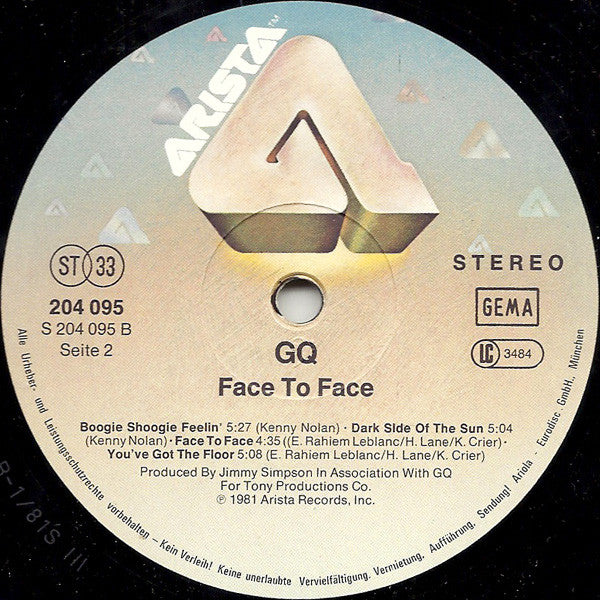 GQ - Face To Face