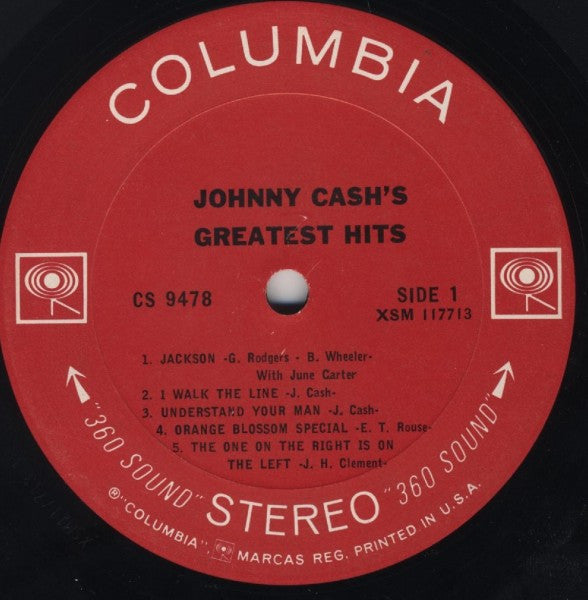 Johnny Cash - Greatest Hits Volume 1