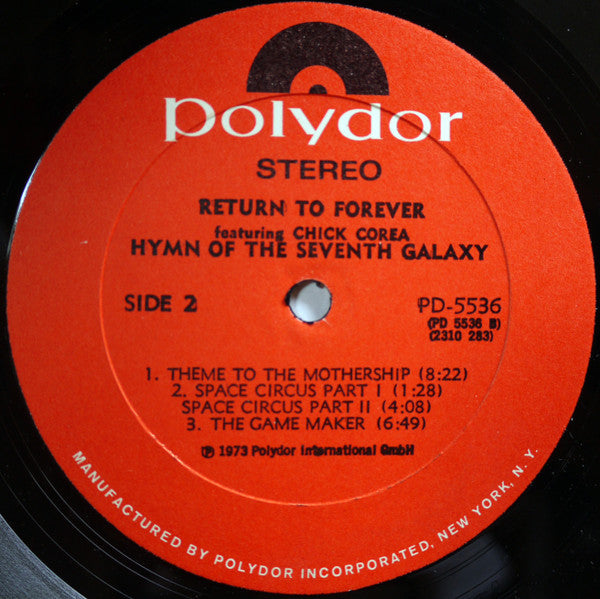 Return To Forever Featuring Chick Corea - Hymn Of The Seventh Galaxy