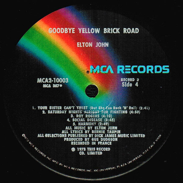 Elton John - Goodbye Yellow Brick Road