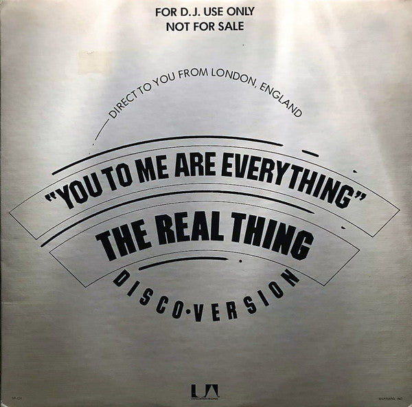 You To Me Are Everything (Disco Version)