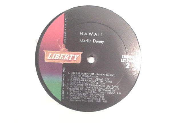 Martin Denny Plays The Theme From The United Artists Motion Picture Hawaii