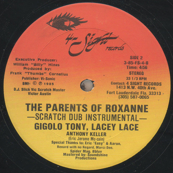 Gigolo Tony, Lacey Lace - The Parents Of Roxanne