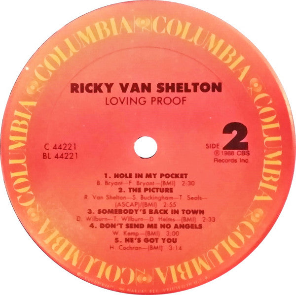 Ricky Van Shelton - Loving Proof