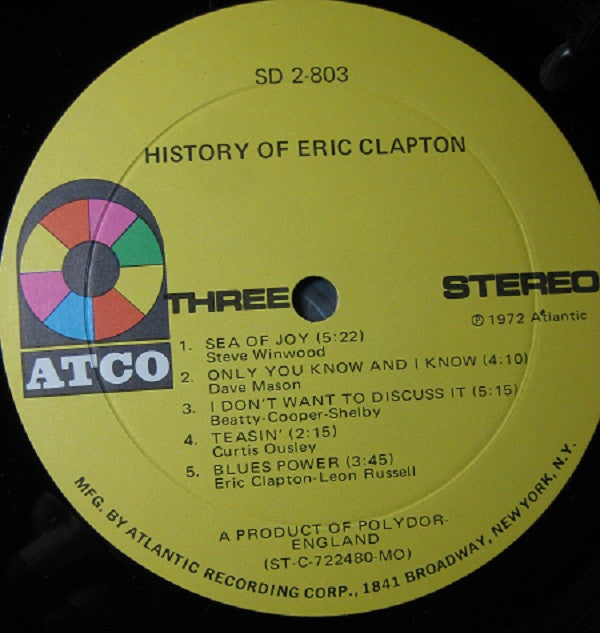 History Of Eric Clapton