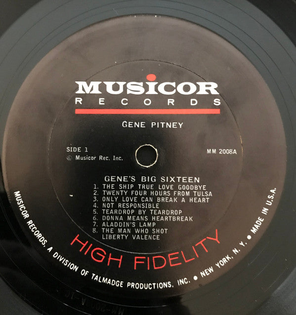 Gene Pitney's Big Sixteen