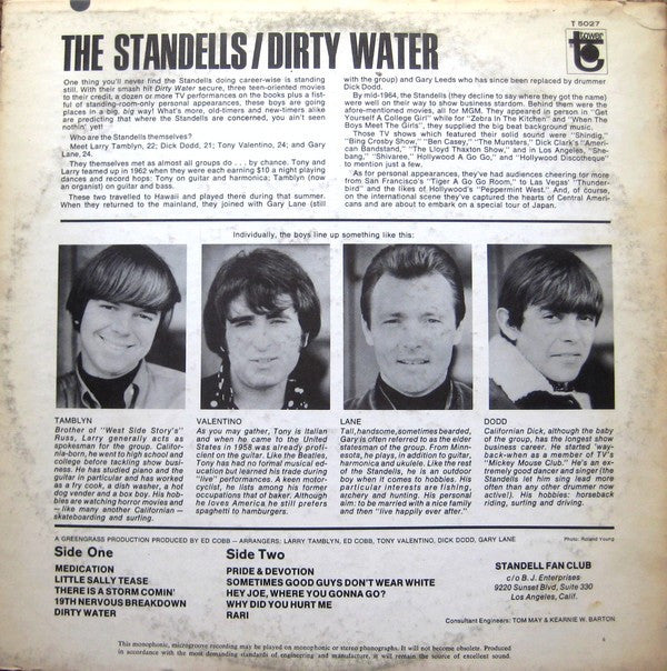 Standells, The - Dirty Water