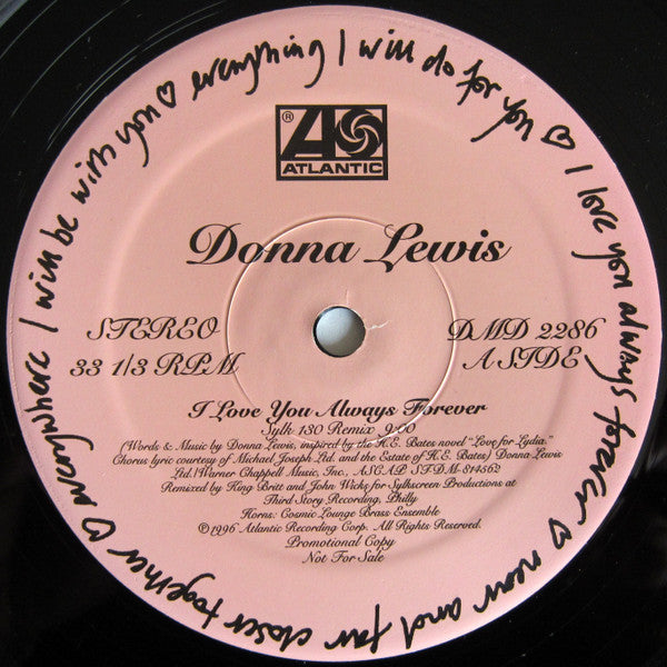 I Love You Always Forever by Donna Lewis – Record Selector