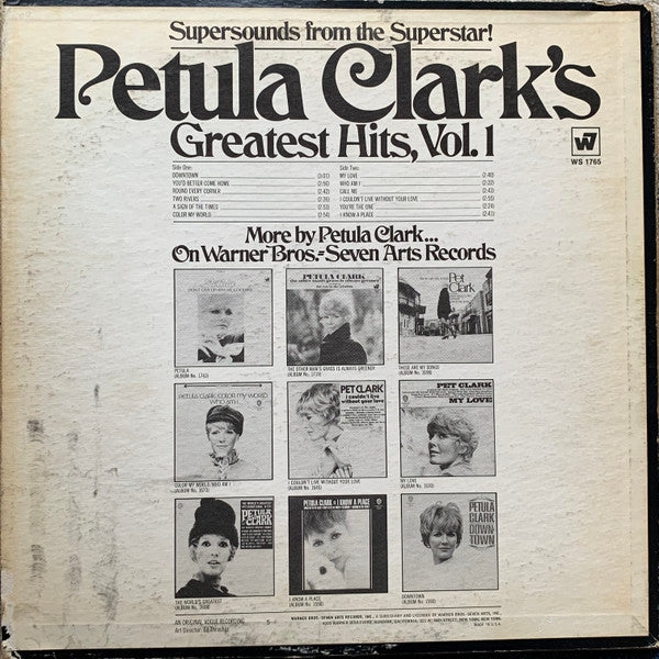 Petula Clark's Greatest Hits, Vol. 1