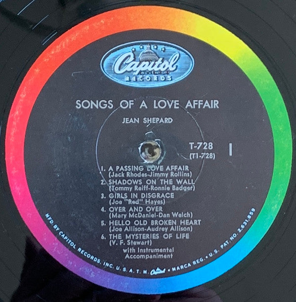 Jean Shepard - Songs Of A Love Affair