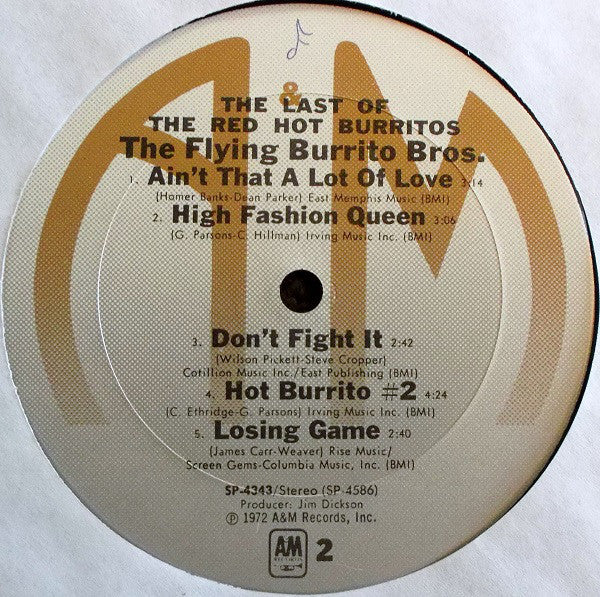 Flying Burrito Bros, The - The Last Of The Red Hot Burritos