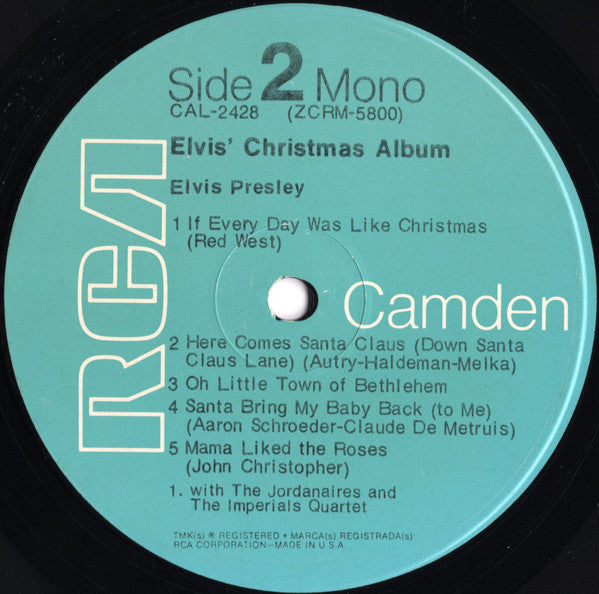 Elvis Presley - Elvis' Christmas Album