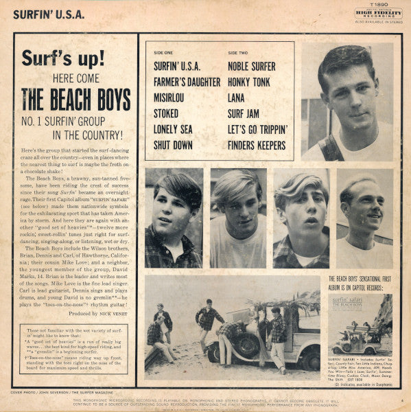 Beach Boys, The - Surfin' U.S.A.