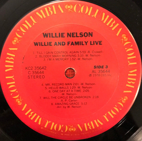 Willie And Family Live