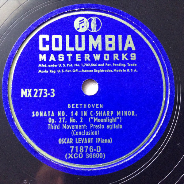 Oscar Levant - Ludwig van Beethoven - Moonlight Sonata
