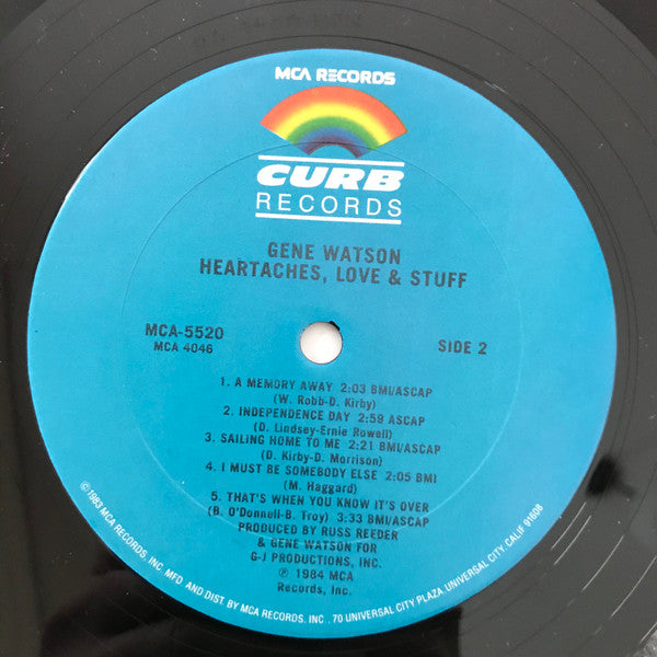 Gene Watson - Heartaches, Love & Stuff