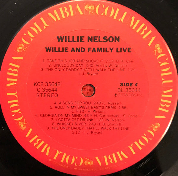 Willie And Family Live