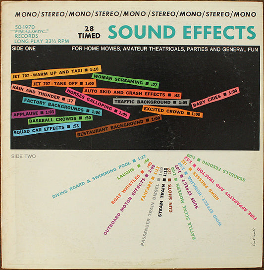 28 Timed Sound Effects