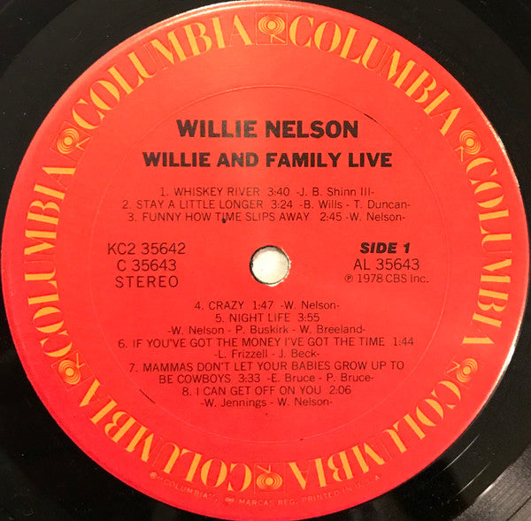 Willie And Family Live