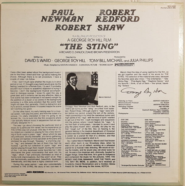 The Sting (Original Motion Picture Soundtrack)