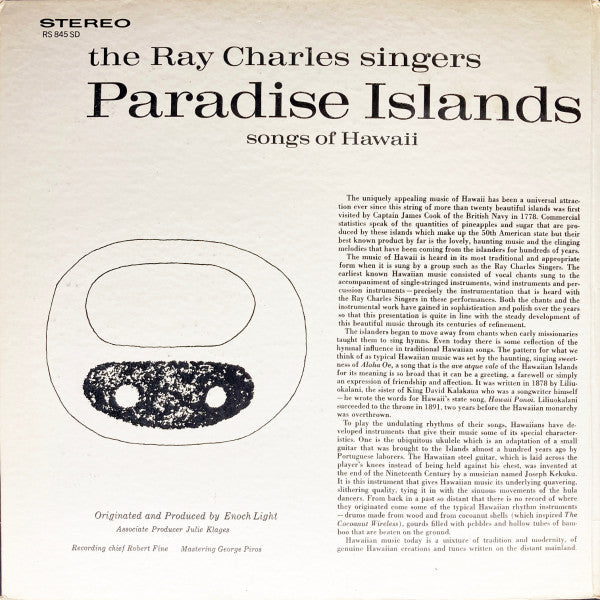 Paradise Islands: Songs Of Hawaii