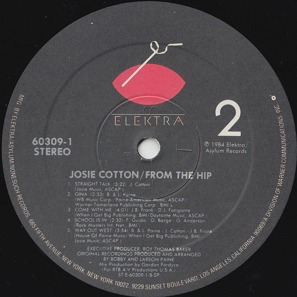 Josie Cotton - From The Hip