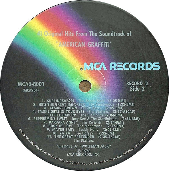 Various - 41 Original Hits From The Sound Track Of American Graffiti
