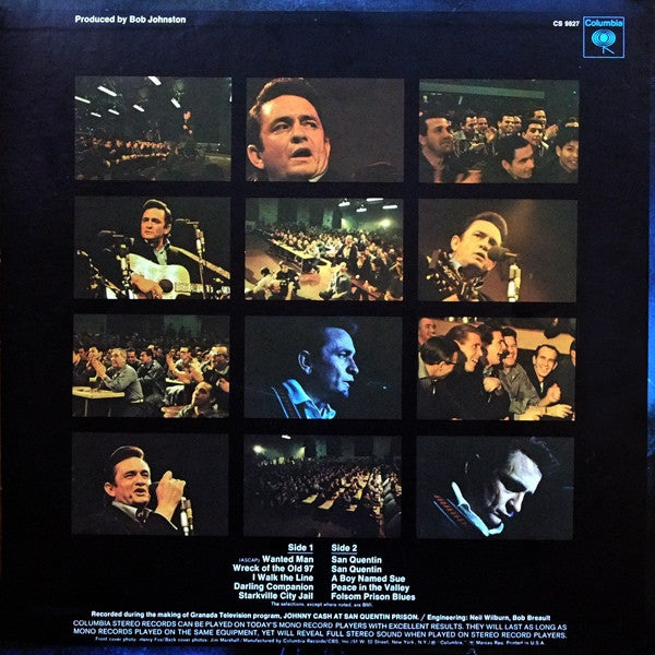Johnny Cash At San Quentin