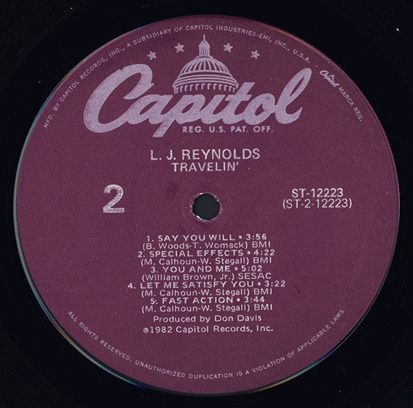 LJ Reynolds - Travelin'
