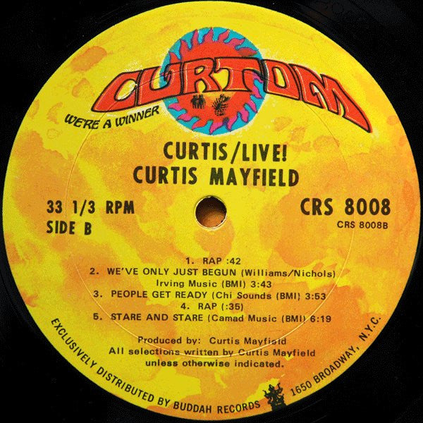 Curtis Mayfield - Curtis / Live!