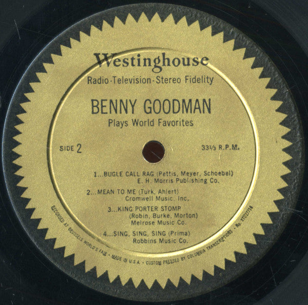 Benny Goodman Plays World Favorites In High-Fidelity