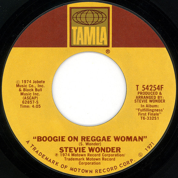 Boogie On Reggae Woman