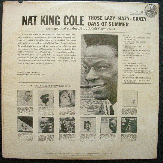 Nat King Cole - Those Lazy-Hazy-Crazy Days Of Summer