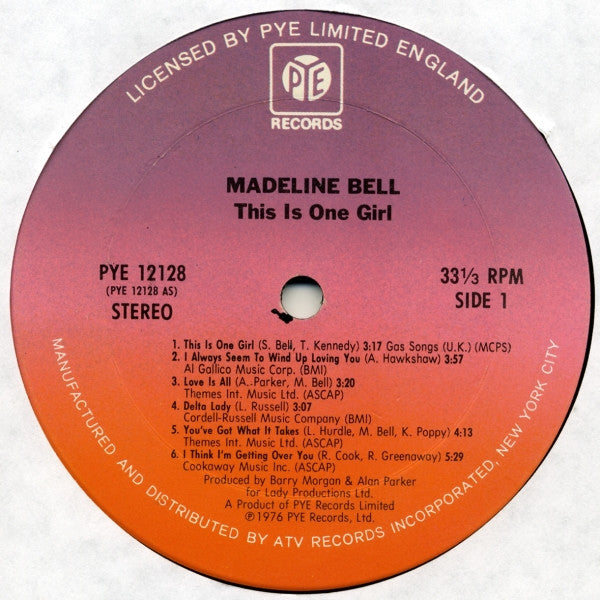 Madeline Bell - This Is One Girl