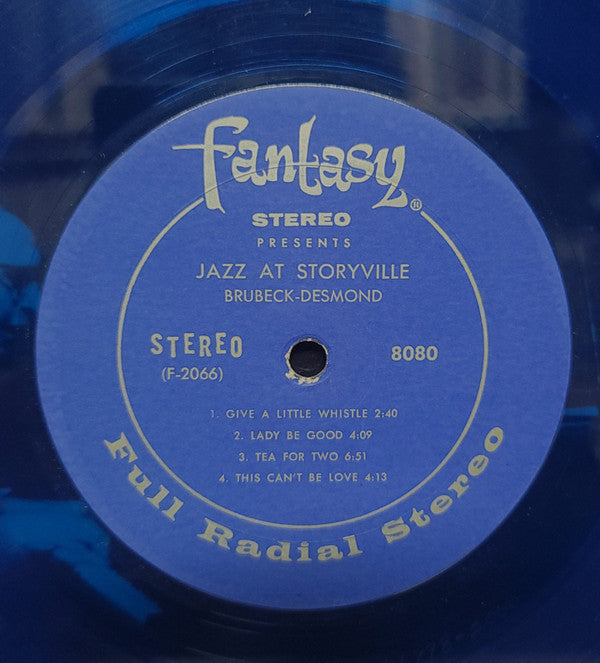 Dave Brubeck Quartet, The Featuring Paul Desmond - Jazz At Storyville