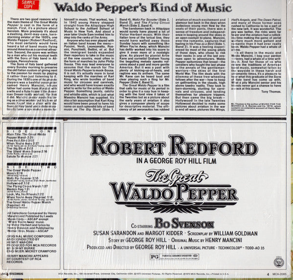 The Great Waldo Pepper (Music From The Original Motion Picture Soundtrack)