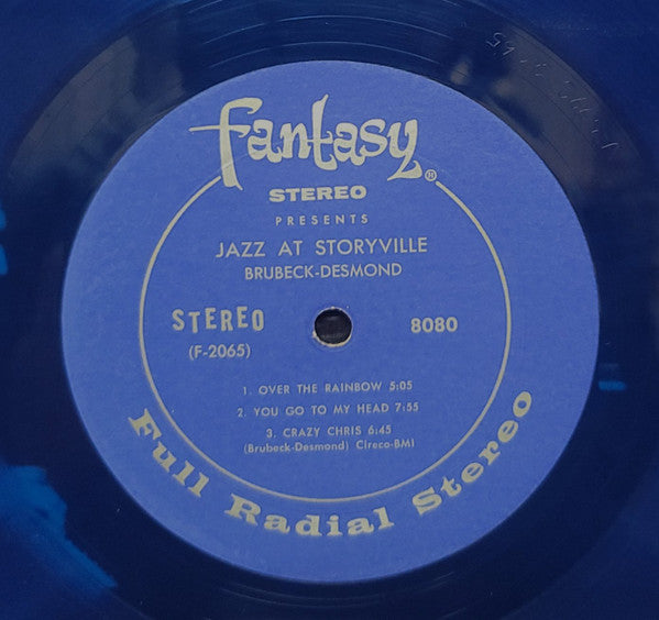 Dave Brubeck Quartet, The Featuring Paul Desmond - Jazz At Storyville