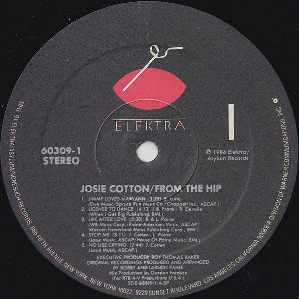 Josie Cotton - From The Hip