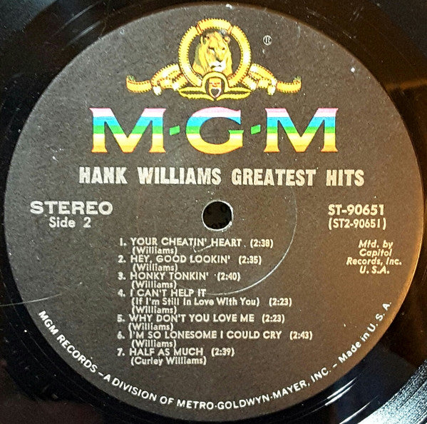Hank Williams' Greatest Hits