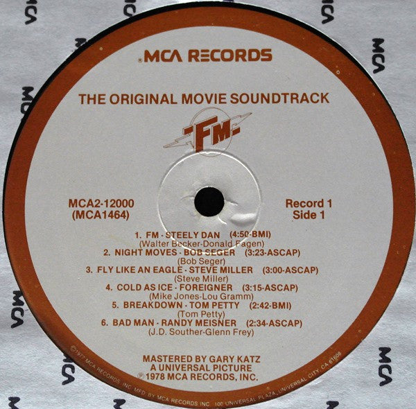 Various - FM (The Original Movie Soundtrack)