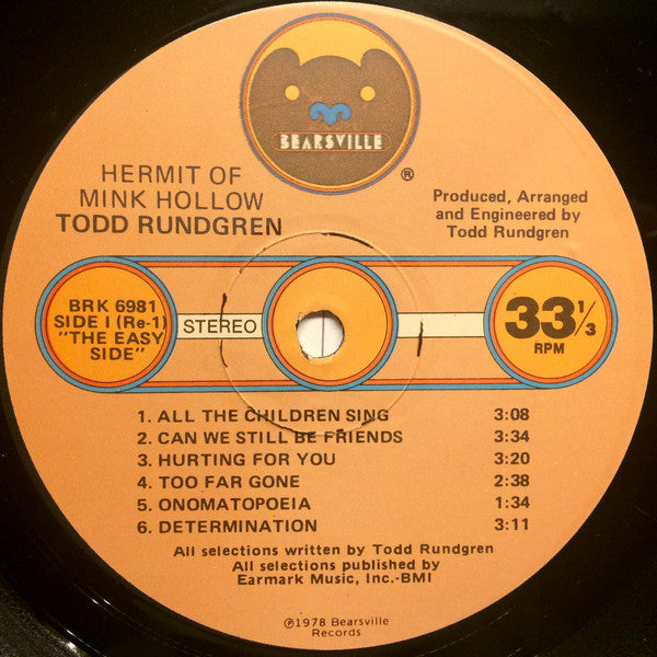 Todd Rundgren - Hermit Of Mink Hollow
