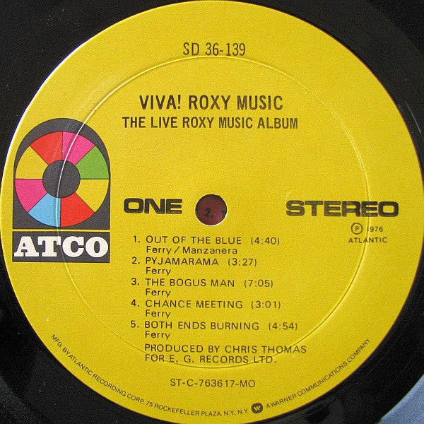 Viva! Roxy Music - The Live Roxy Music Album