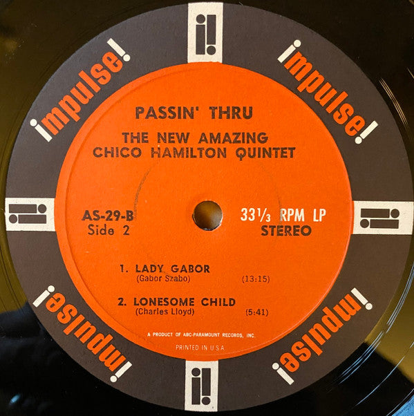 Chico Hamilton Quintet, The - Passin' Thru