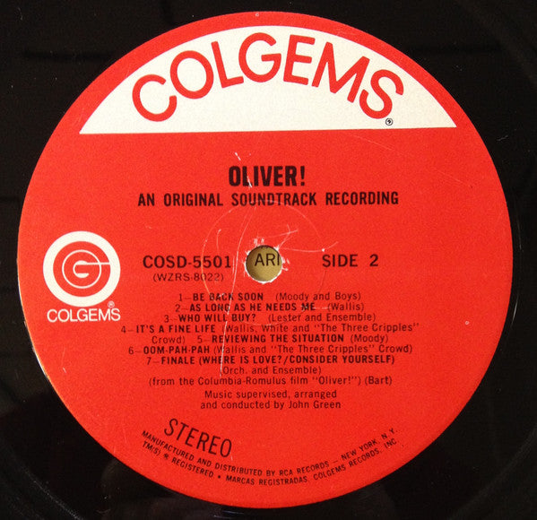 Oliver! An Original Soundtrack Recording