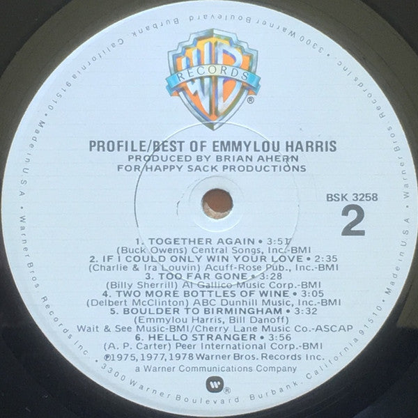 Profile- Best Of Emmylou Harris