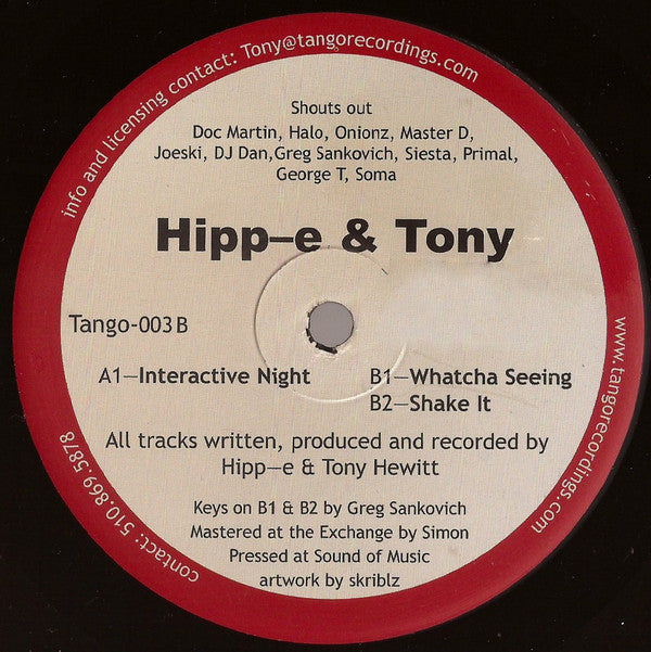 Hipp-E & Tony - Interactive Night E.P.