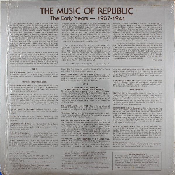 The Music of Republic: The Early Years 1937-1941